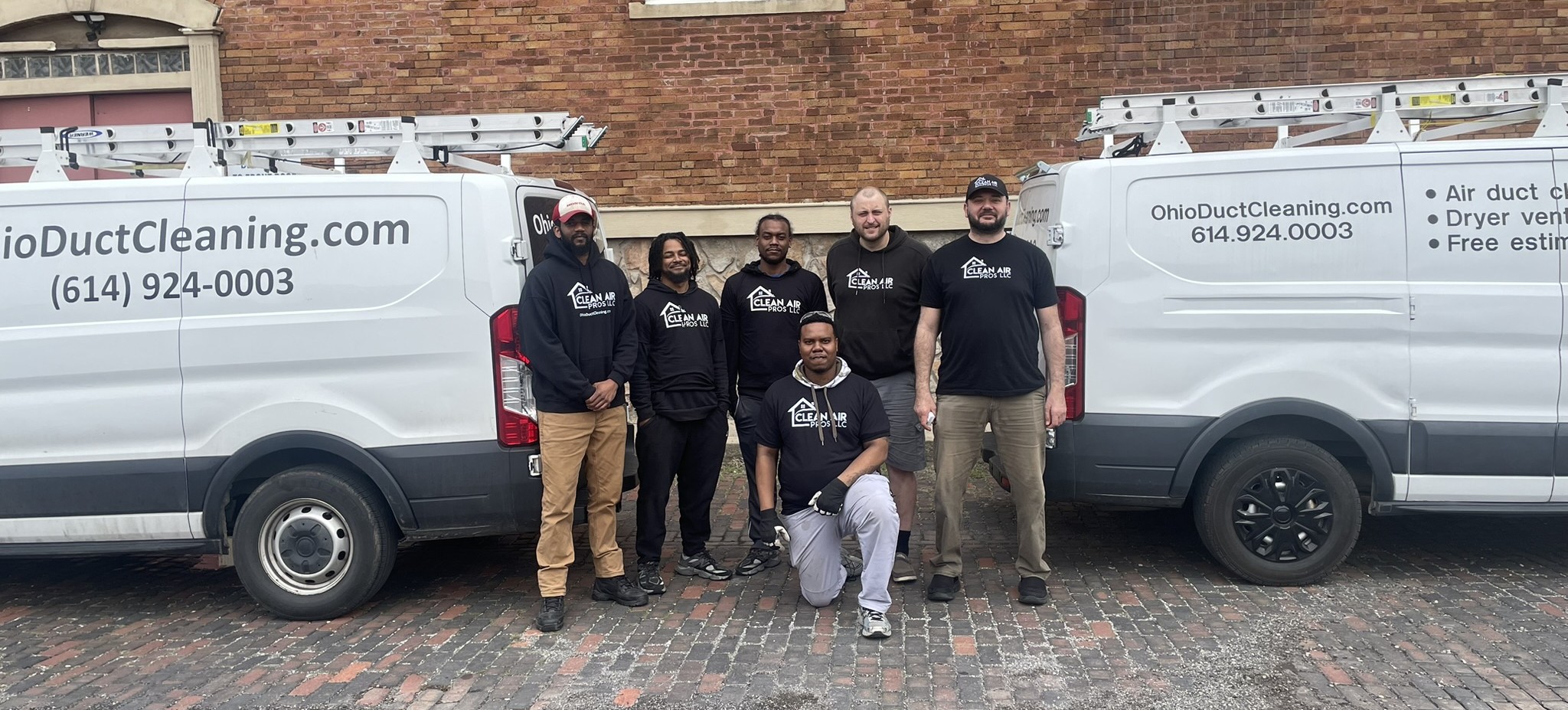 Clean Air Pros LLC team — NADCA-certified Columbus Ohio air duct cleaning professionals