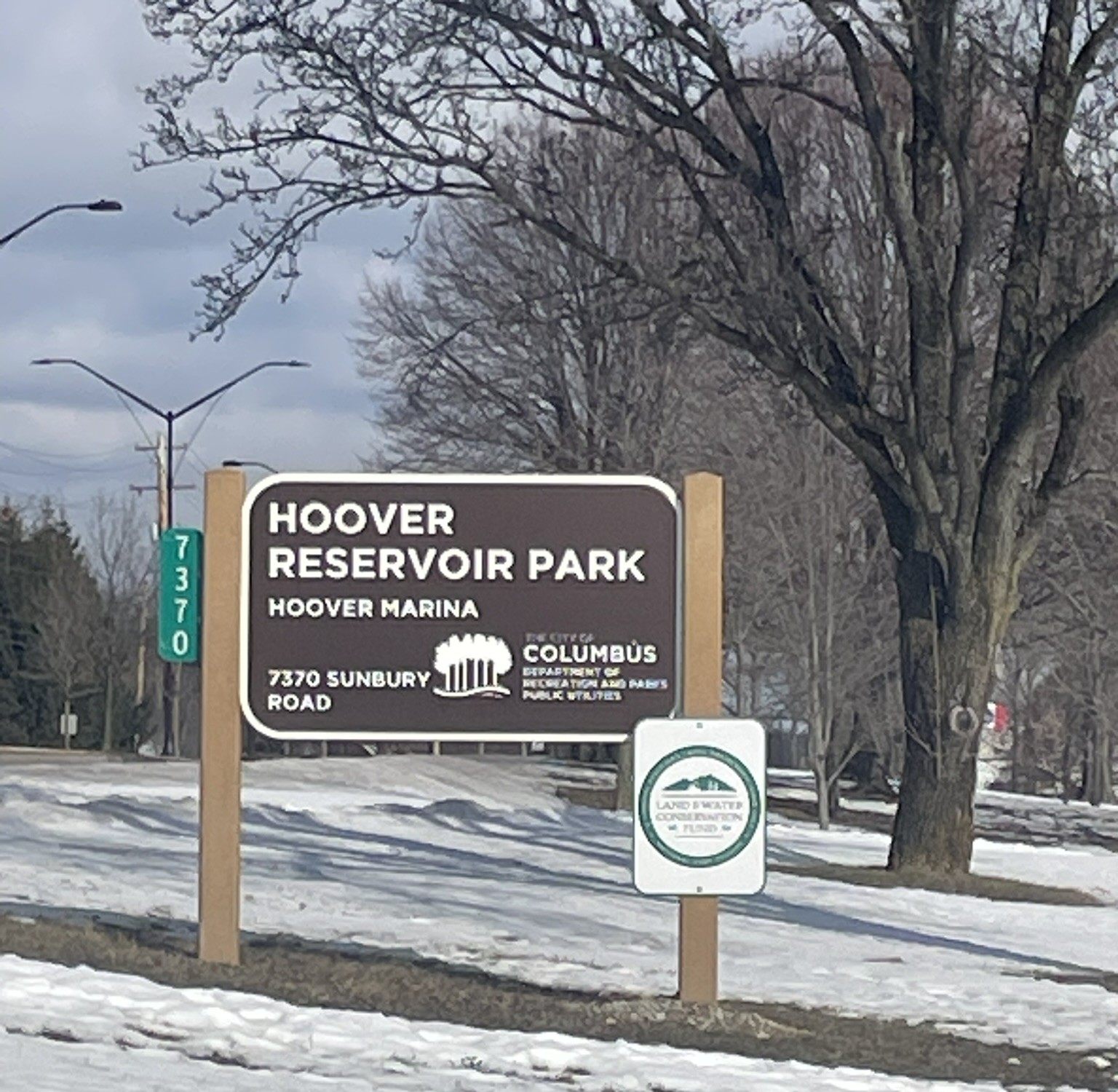 Hoover Reservoir area Westerville Ohio — humidity and pollen corridor near Westerville Estates neighborhood