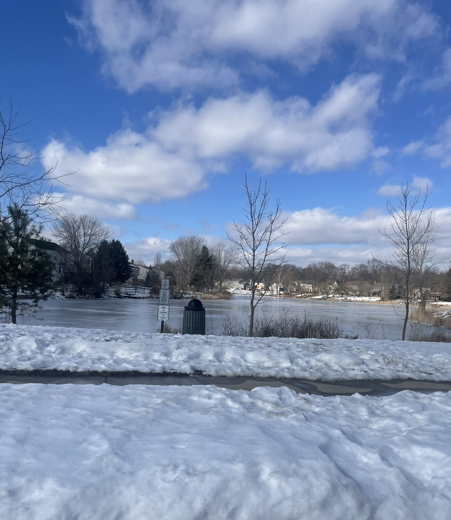 Creekside Gahanna Ohio park neighborhood — Big Walnut Creek air quality