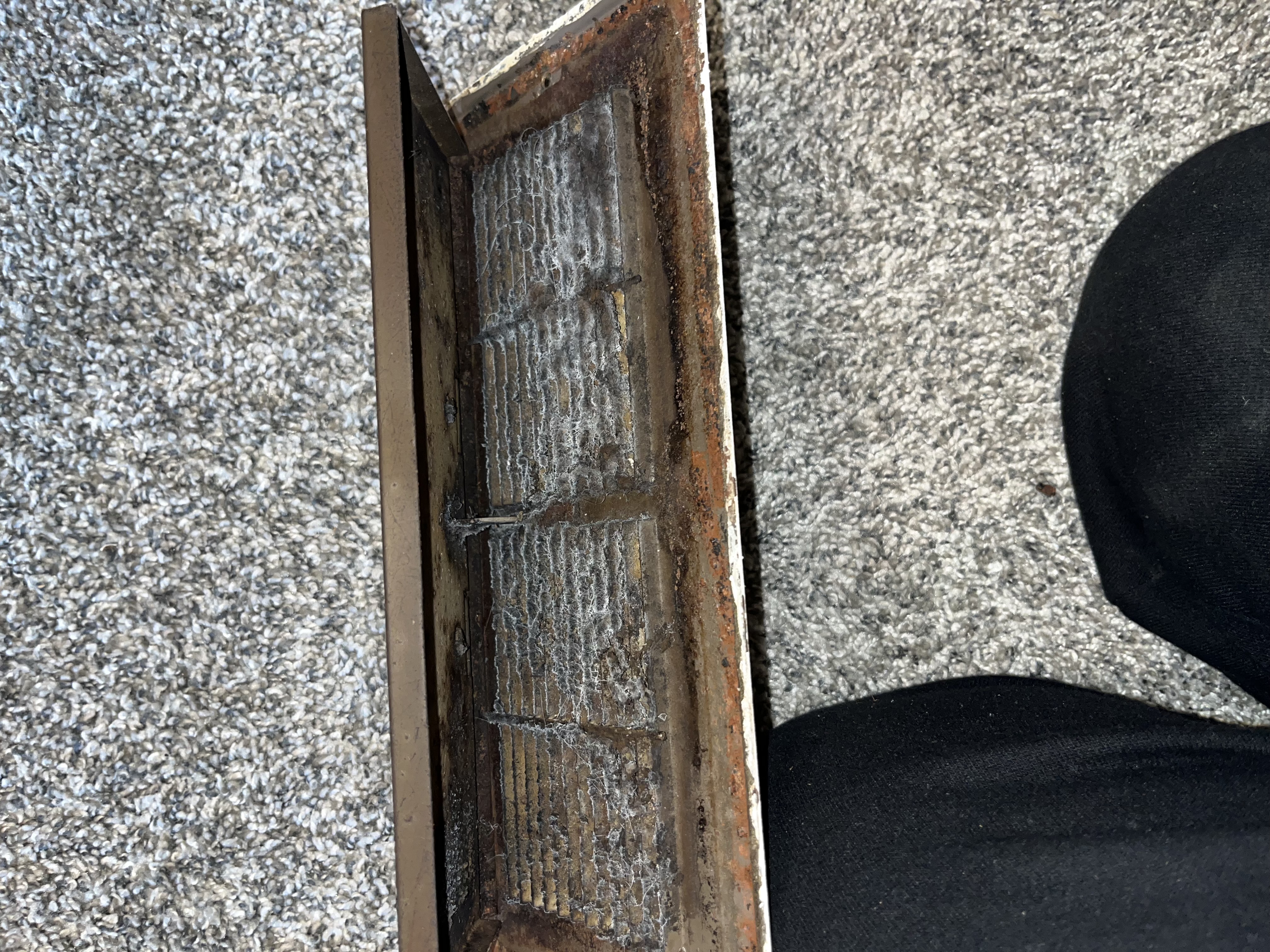 Post-remodel duct cleaning in Royal Manor Gahanna Ohio — debris extraction before move-in