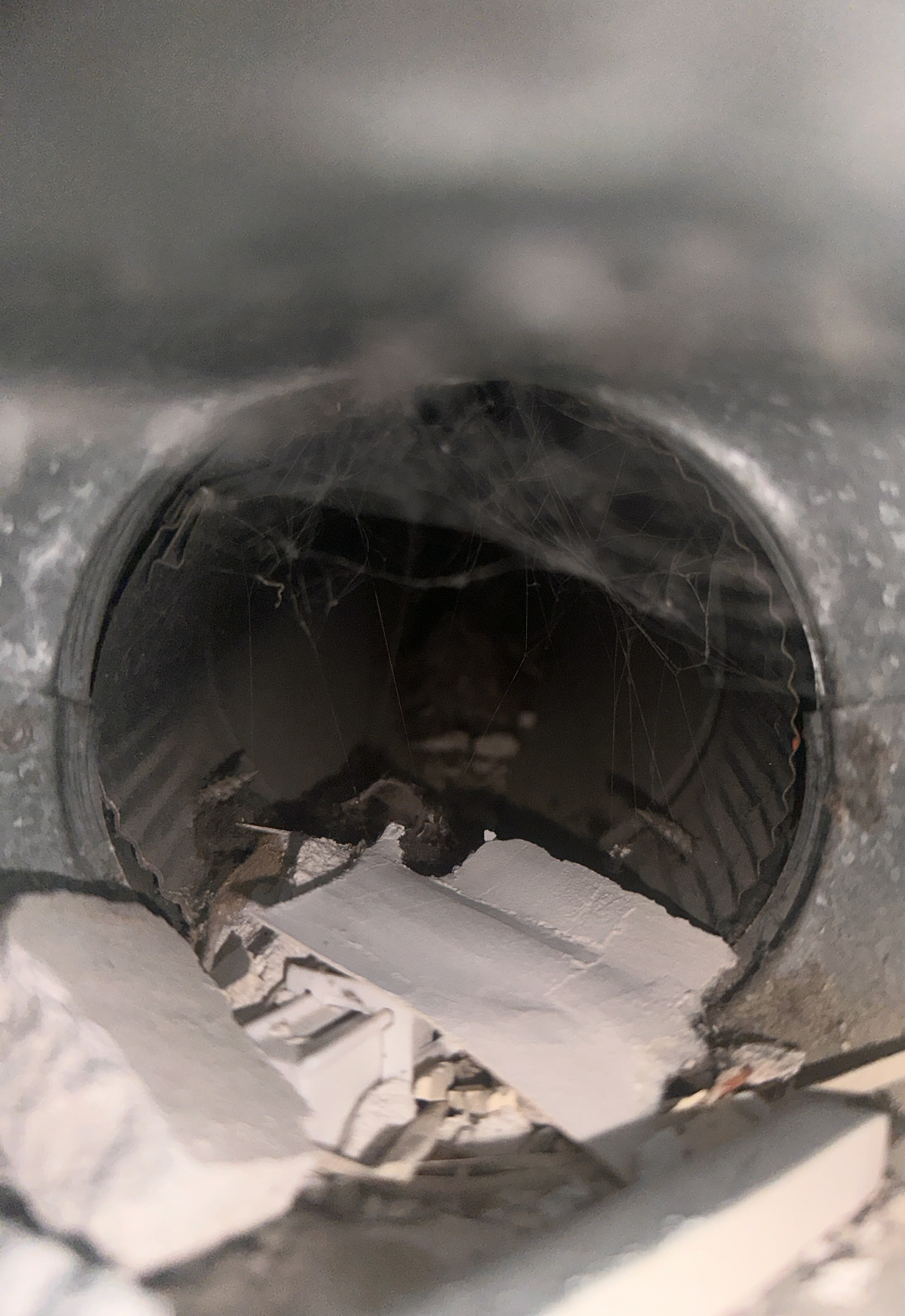 Post-remodel air duct cleaning in Upper Arlington Ohio — debris and interesting finds inside the system