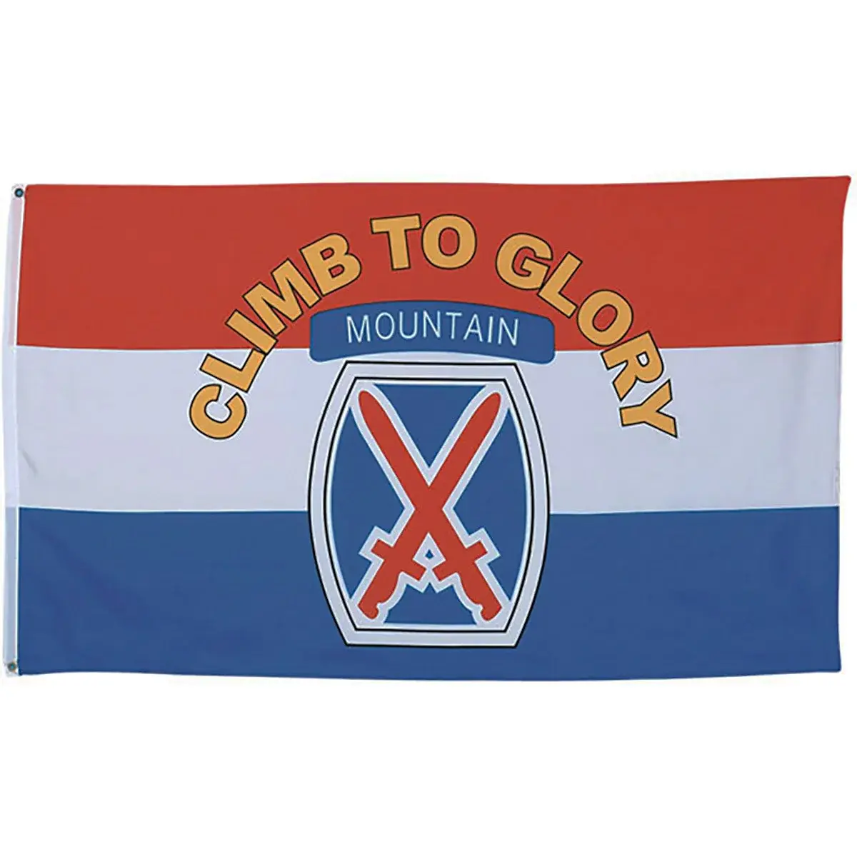 10th Mountain Division Flag "Climb to Glory" 3'x5'