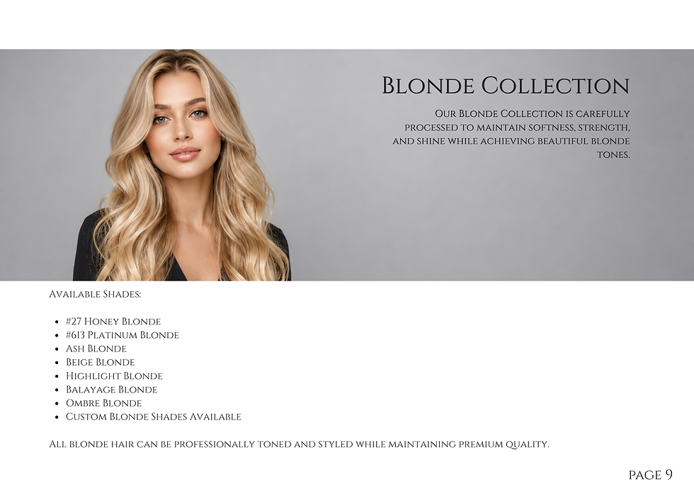 Humanrawhair catalogue
