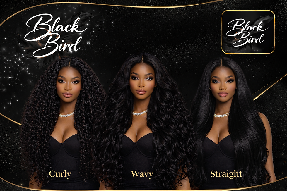 Jet Black hair by harryson