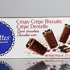 Chocolate Crispy Crepe Dentelle