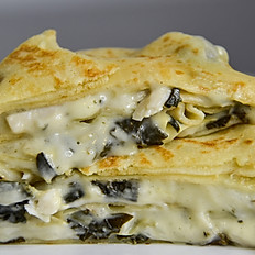 Swiss Cheese / Artichoke / Spinach / Cream / Turkey Crêpe