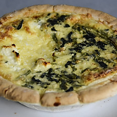 Ricotta / Spinach / Swiss Cheese Quiche