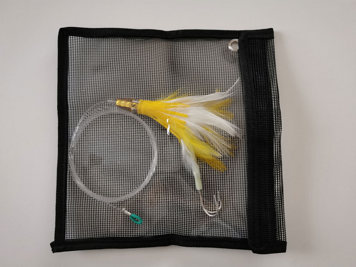 Lures Tasche 25 x 25cm – für Lures inklusive Vorfach & Haken
