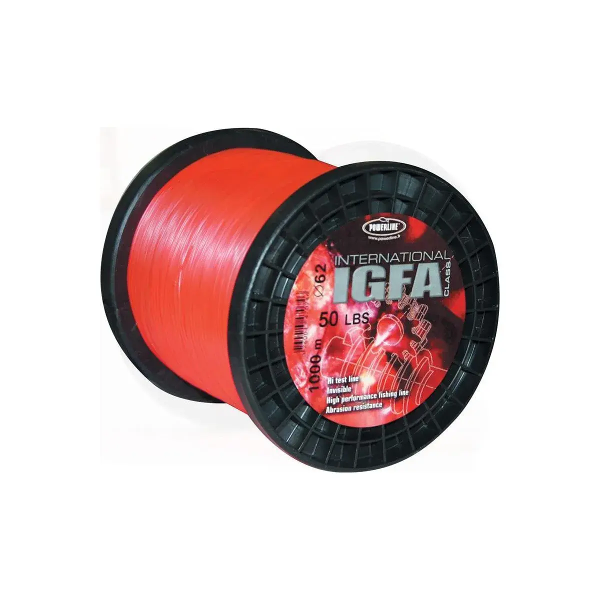 Rote Powerline IGFA Monofilament Schnur