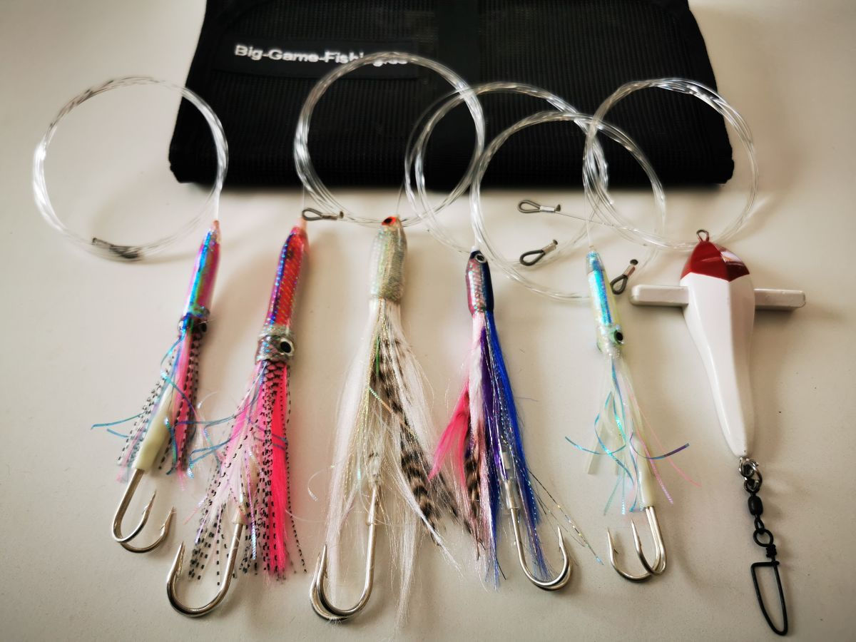 5 handgemachte Exotic Lures – fertig geriggt für dein Trolling