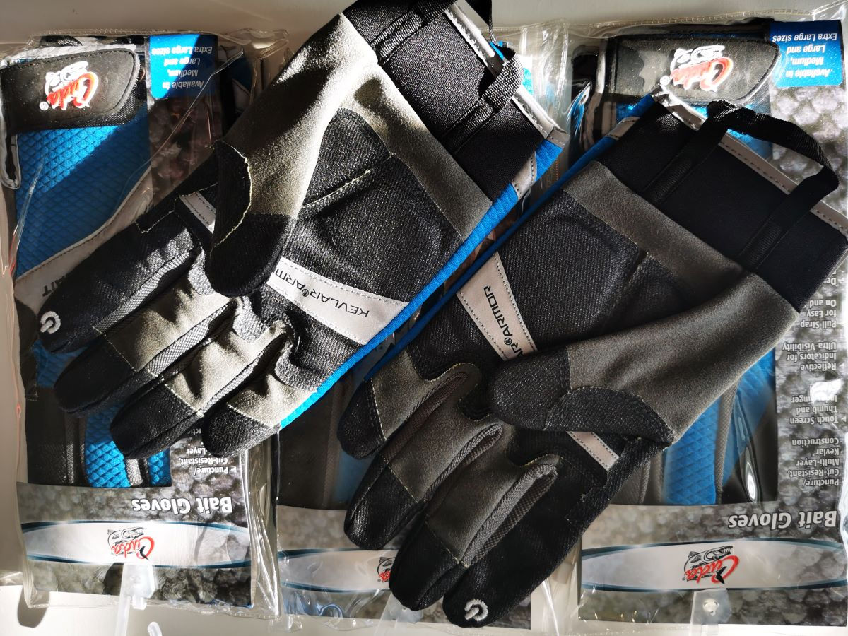 Cuda Kevlar Gloves XL – Stich- und schnittresistente Angelhandschuhe
