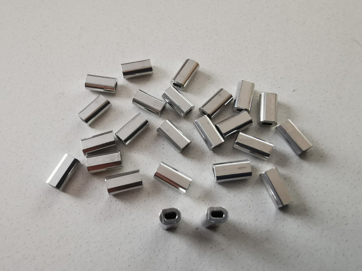 Mini Aluminium Hülsen (50 Stück)