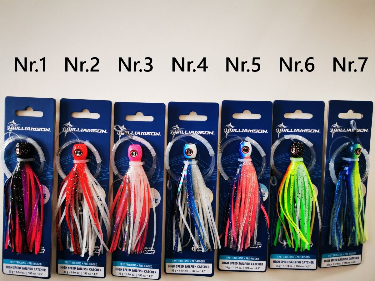 Williamson High Speed Sailfish Catcher Rigged – 12 cm