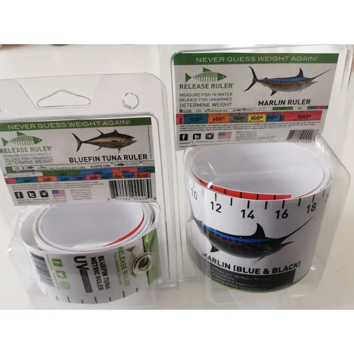 Bluefin Tuna Release Ruler – Maßband in Meter