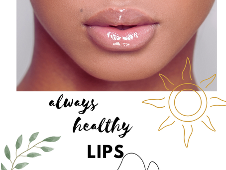 Labios hidratados con aceite de coco