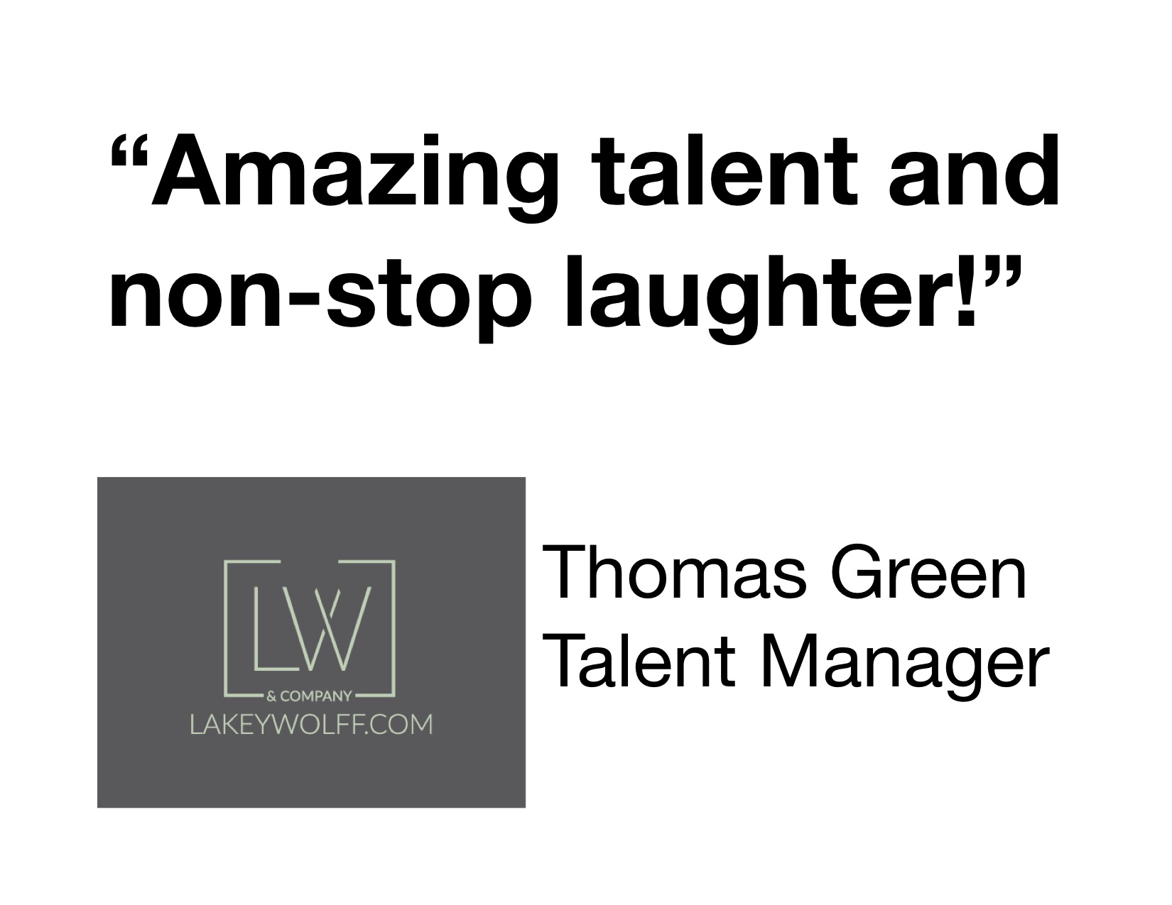 Lakey Wolff & Co. review of TAPNYC