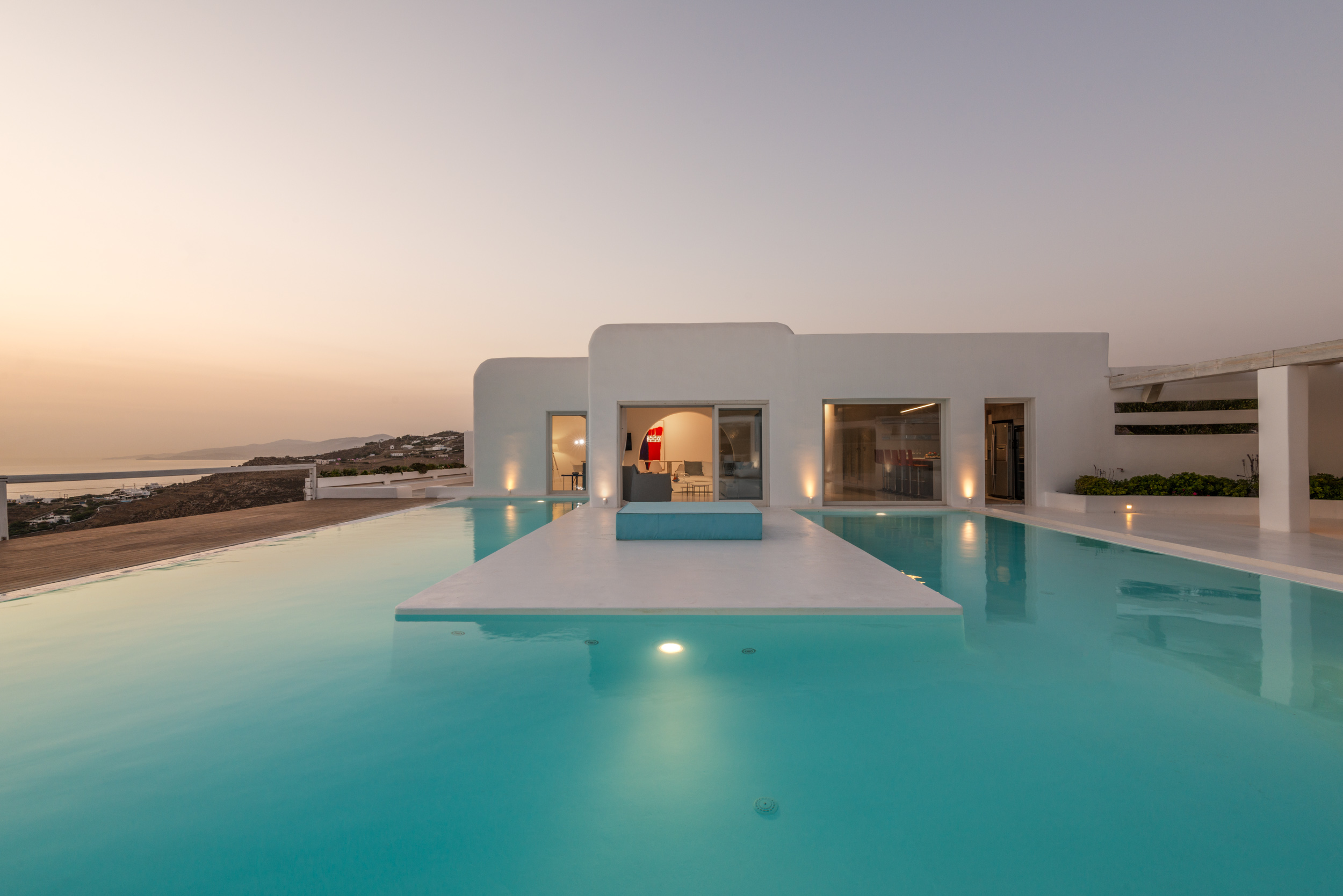 Villa interior living area