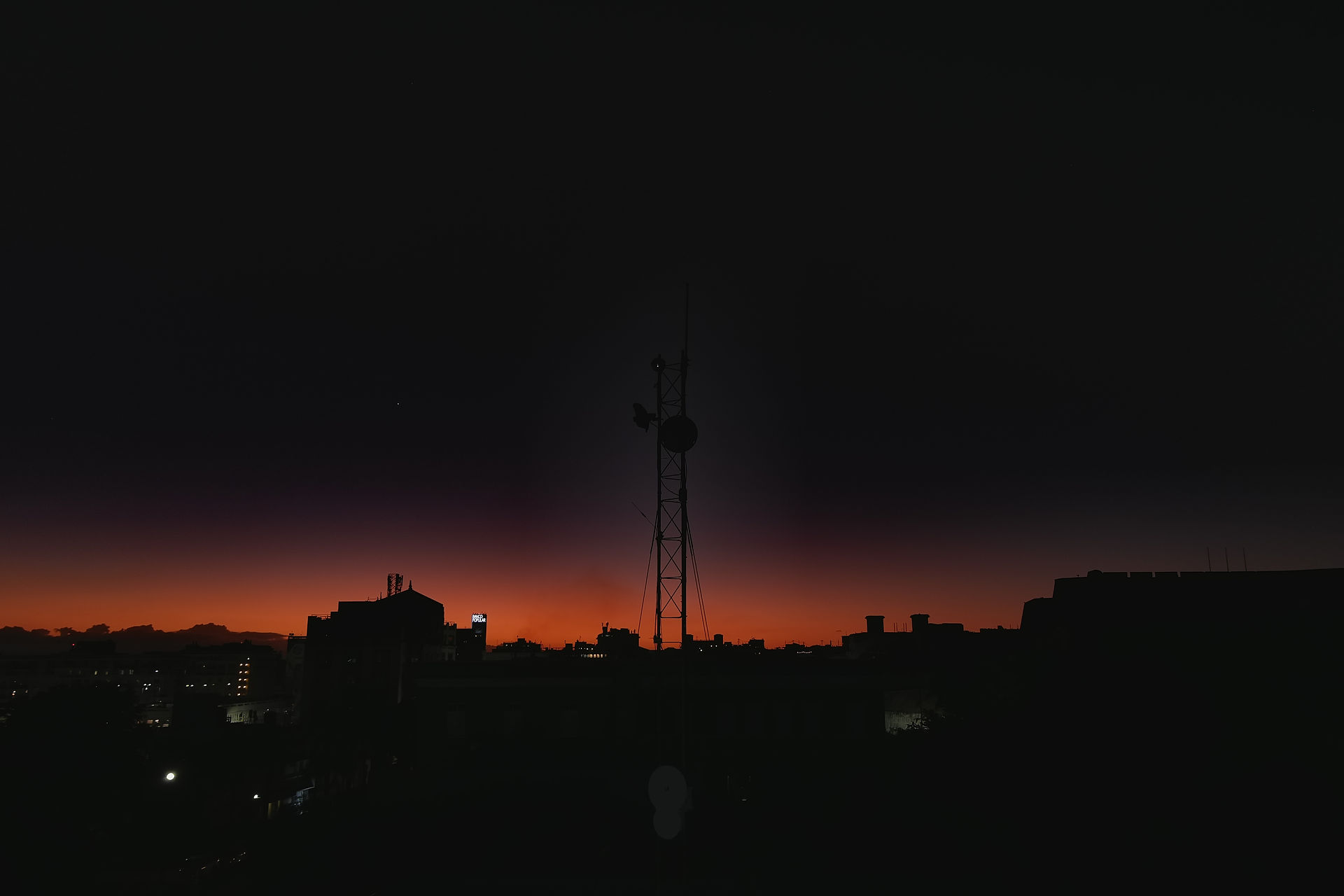 Foto de san sebastian Nigth Flight Drone