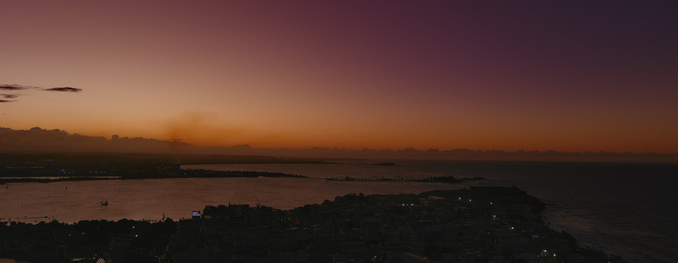Foto de san sebastian Nigth Flight Drone