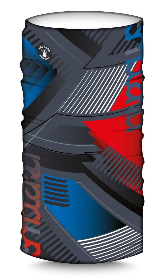 Scaldacollo colori Honda racing competition. blu,blu,bianco