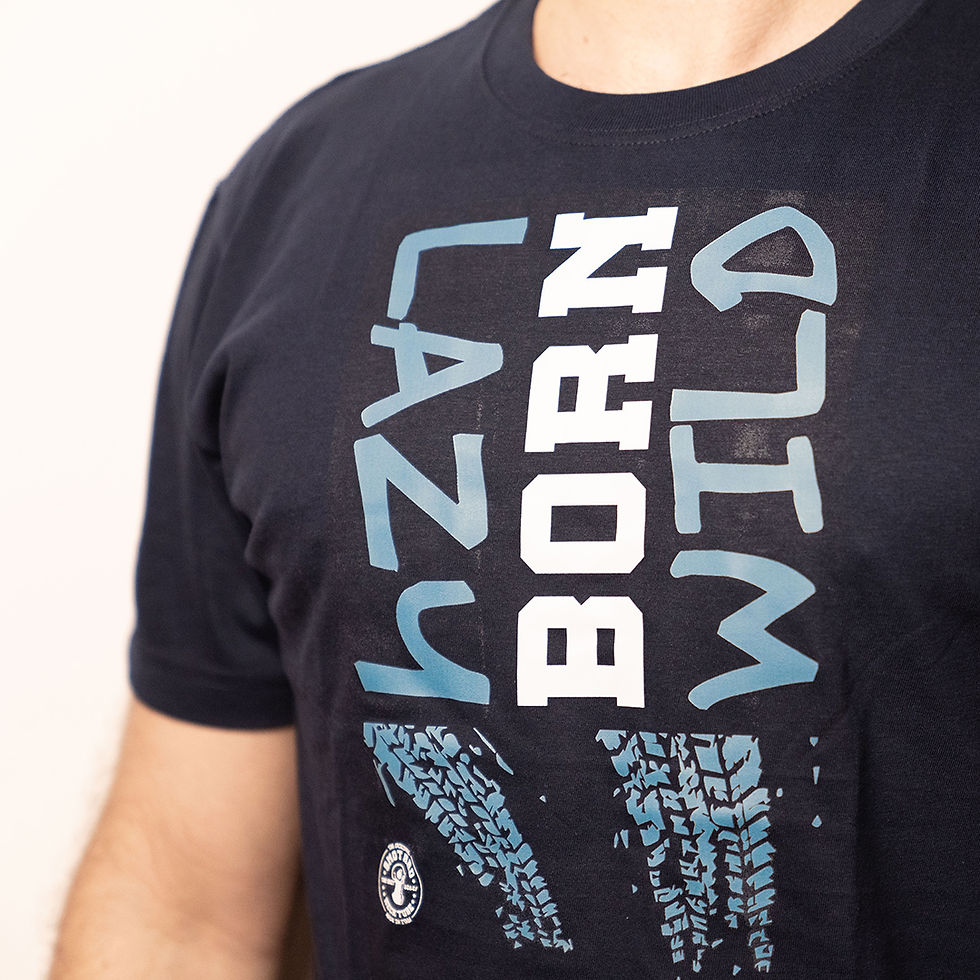 Thumbnail: T-shirt "Born Lazy - Wild2