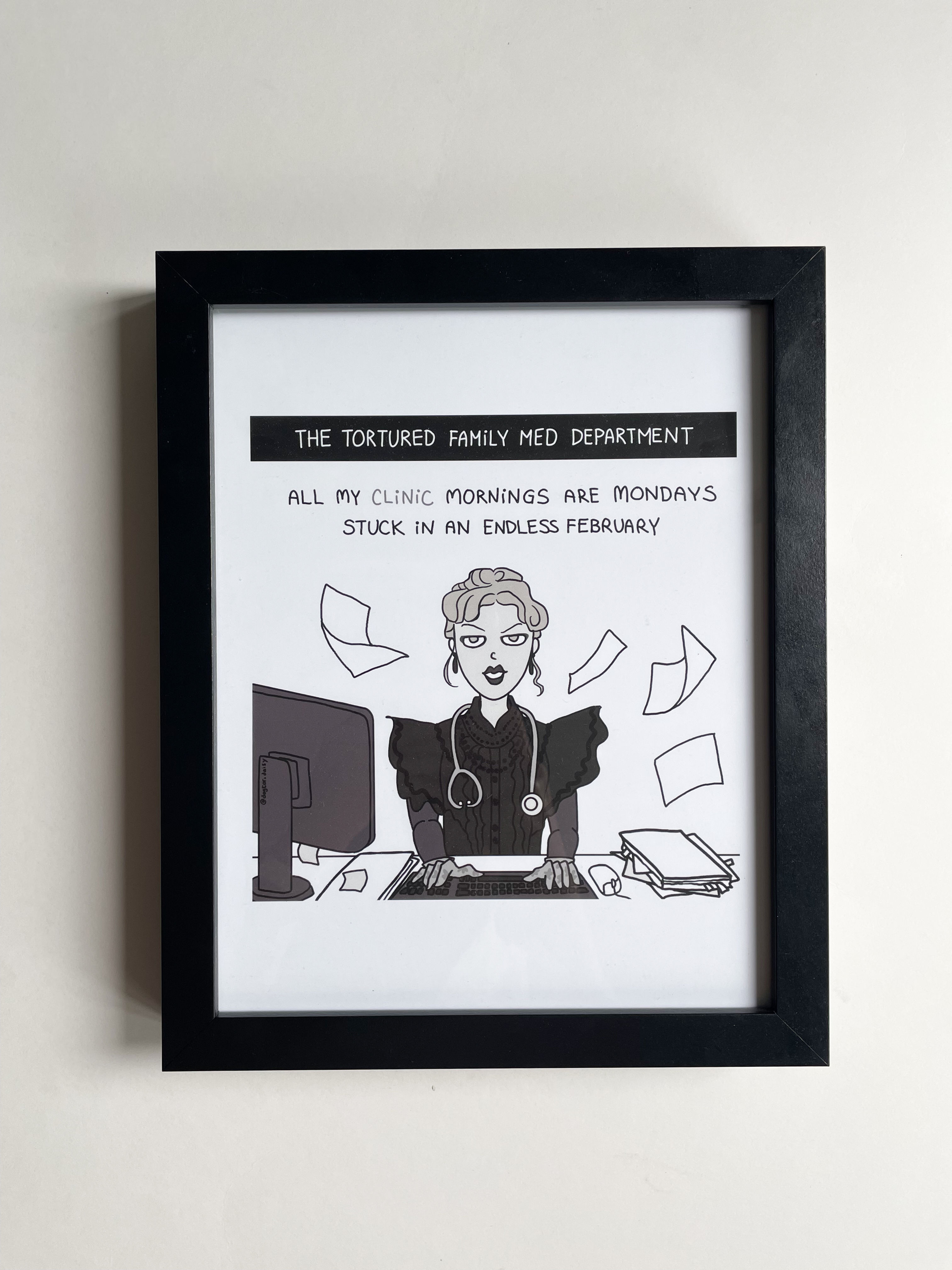 The Tortured Physicians Department - Art Print