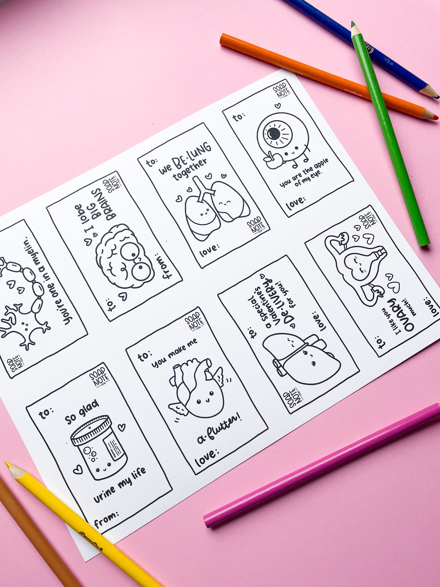 Valentine-o-Grams - Digital Download