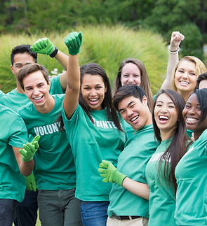 Group Of Volunteers