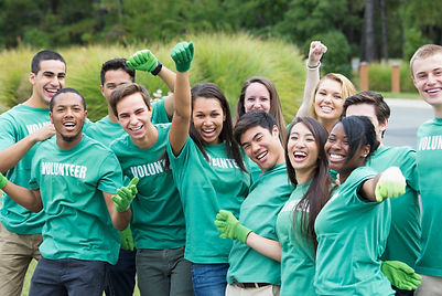 Group Of Volunteers