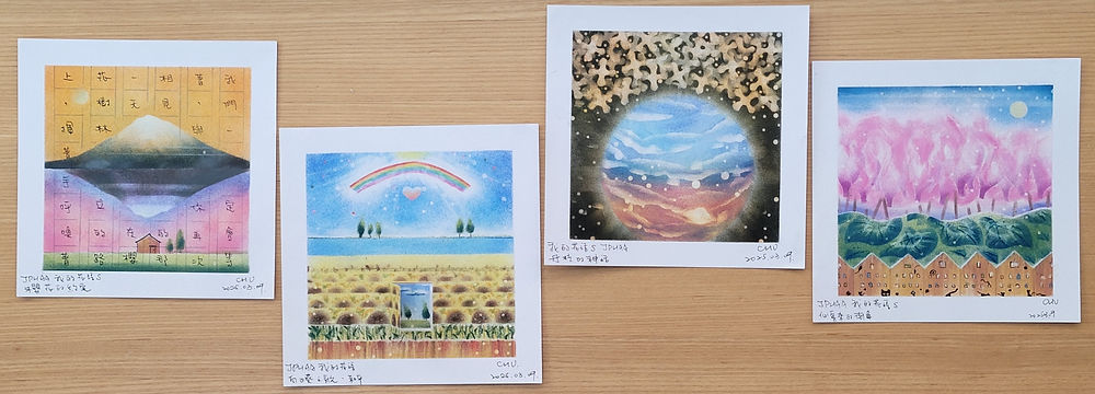 和諧粉彩; JPHAA; 高雄實體課; 線上課; 粉彩課程; 正指導師