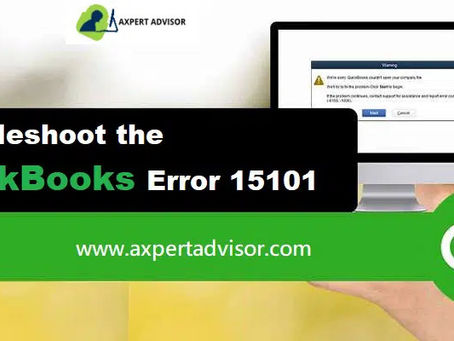 Easy Steps to Resolve QuickBooks Error 15101