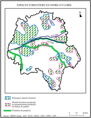 Espaces forestiers en Indre et Loire