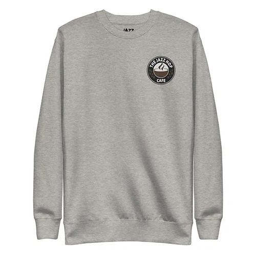 ◆DEINET◆ DEINET LOGO JUMPER IN SILVER GREY KDCCL4S25110800 Embroidered Logo Sweater (Grey) | The Jazz Hop Café