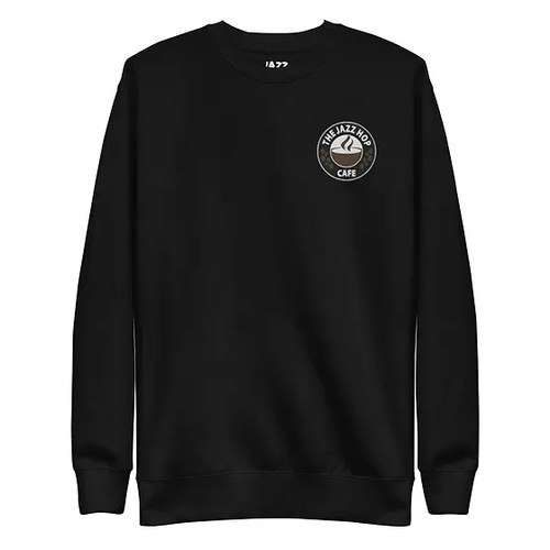Embroidered Logo Sweater (Black) | The Jazz Hop Café