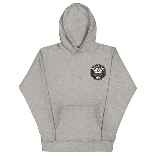 Embroidered Logo Hoody (Grey) | The Jazz Hop Café