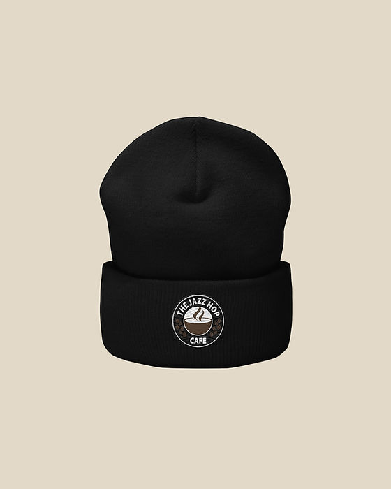 帽子 loose fit beanie / black EINSKEY-Cotton-Slouchy-Beanie-