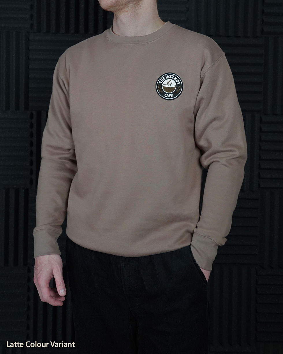 Thumbnail: Embroidered Logo Sweater (Bone)