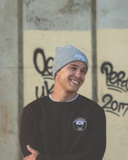 Thumbnail: Embroidered Logo Sweater (Grey)