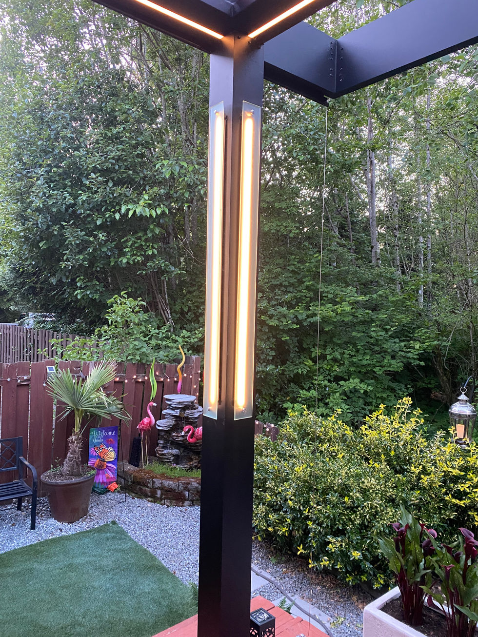 2 posts lights day