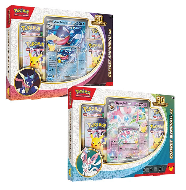 Coffret 4 Boosters Nymphali ex / Amphinobi ex 30 ans Anniversaire FR