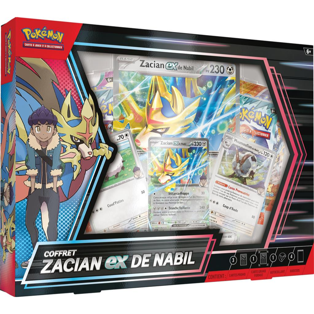 Coffret Zacian ex de Nabil FR