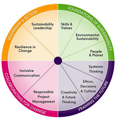 Sustainability Leadership Skills Programme knowledge wheel