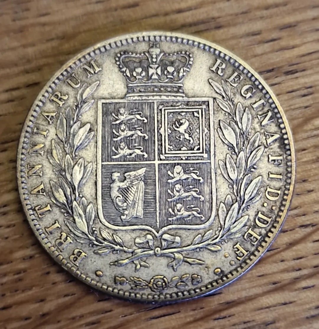 1882 halfcrown *Scarce* (Low Mintage) Queen Victoria EF grade high