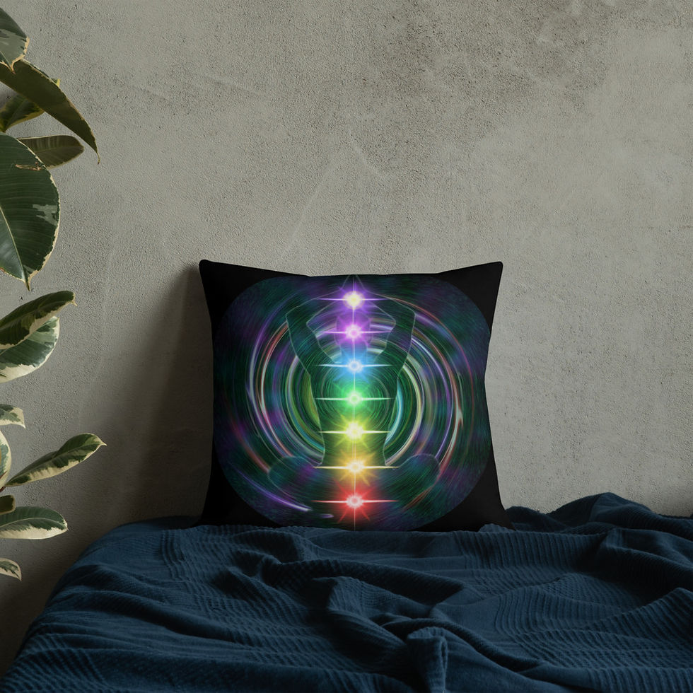 Thumbnail: Chakra Meditation Art Pillow