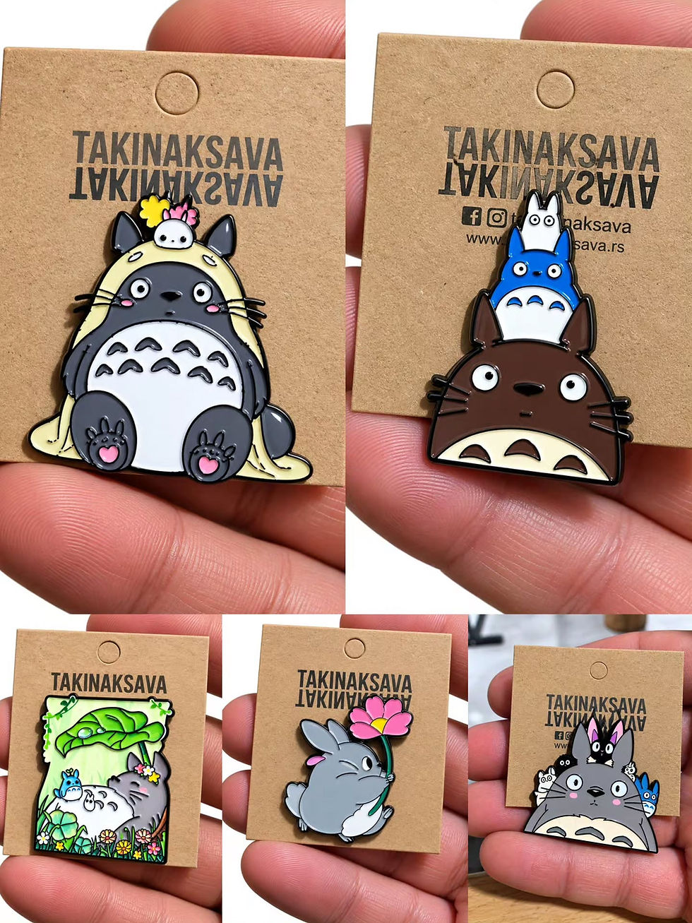 Thumbnail: Studio Ghibli bedževi