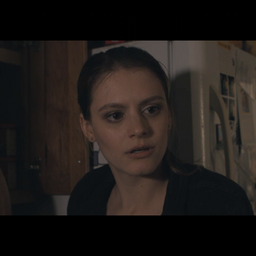 Morgan stares in short film Mean Cuisine