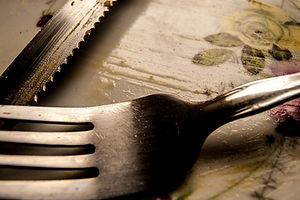 An empty fork