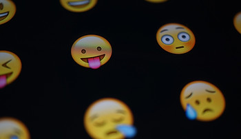 Picture of different emojis
