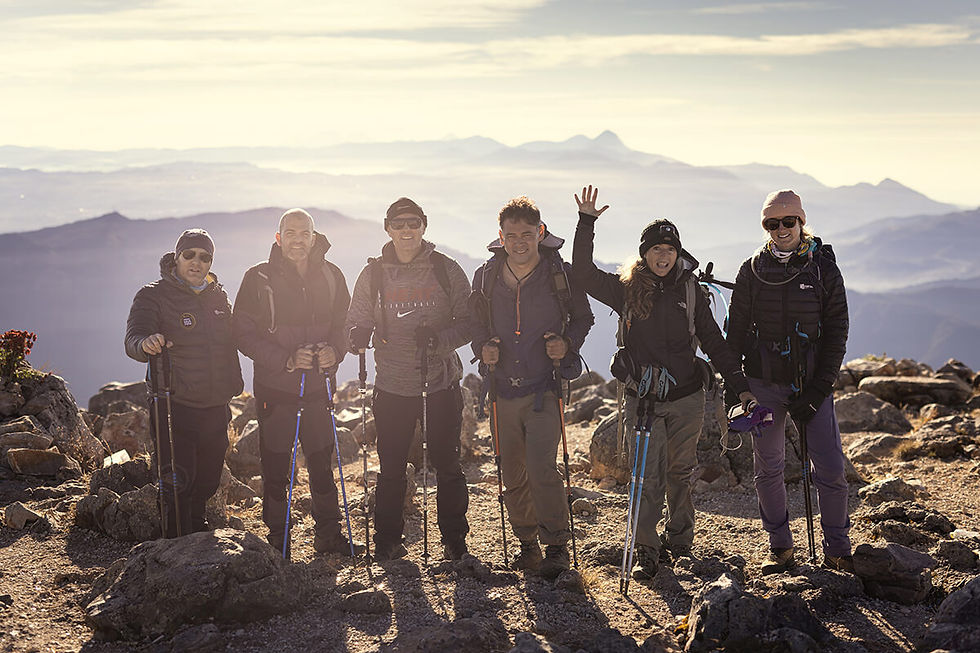 RR adventure challenge team pose for photo