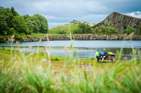 Cawfield Quarry part of The Wall Ultramarathon route